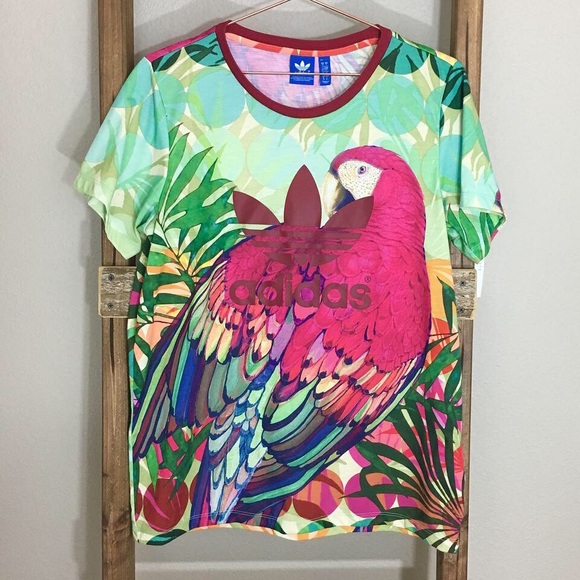 adidas parrot shirt
